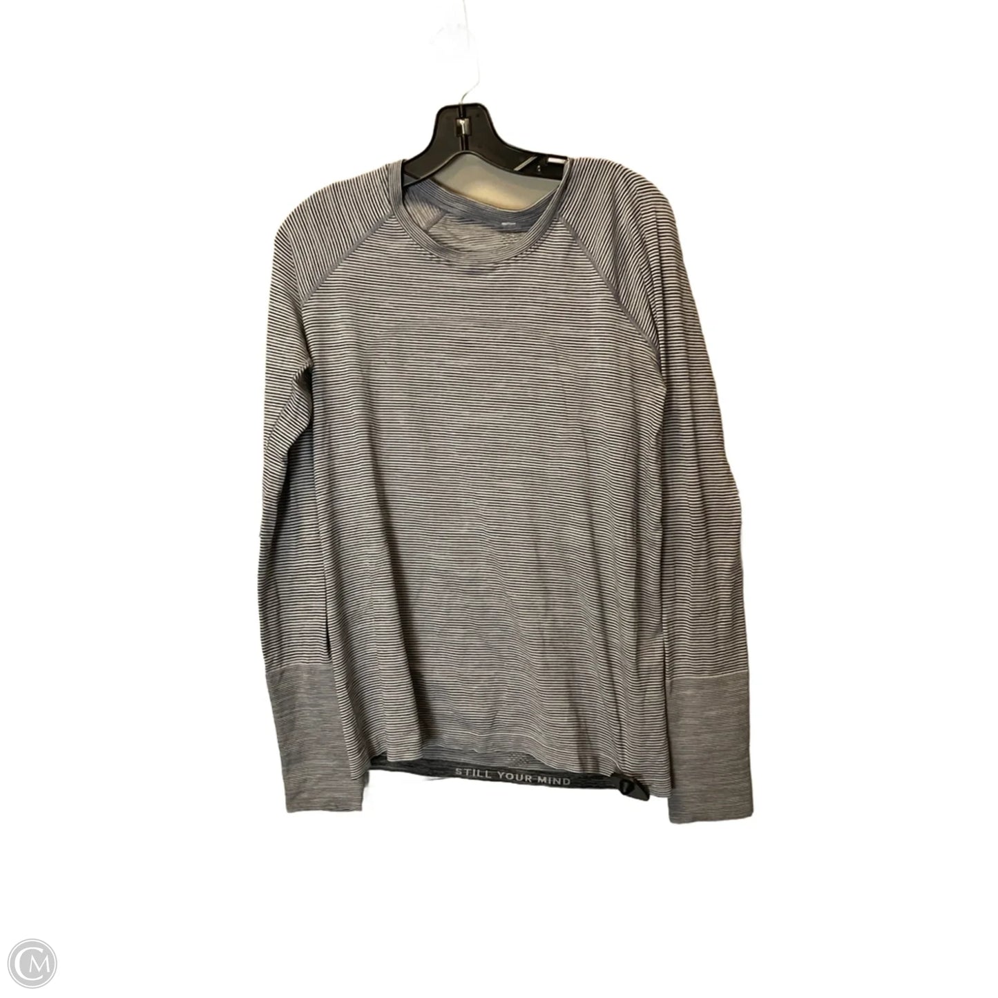 Top Long Sleeve By Lululemon In Striped Pattern, Size: S