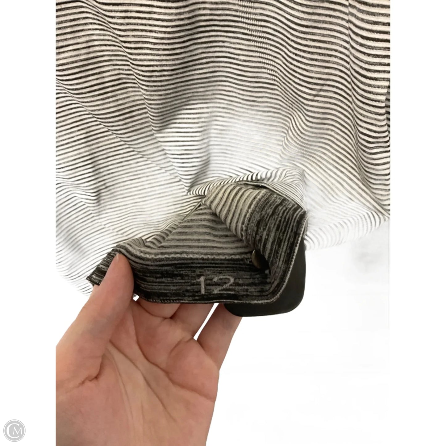 Top Long Sleeve By Lululemon In Striped Pattern, Size: S