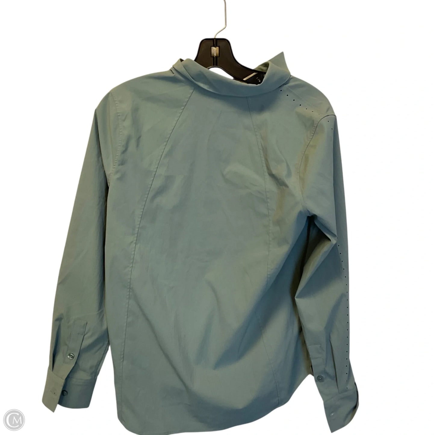 Top Long Sleeve By Athleta In Green, Size: Xs