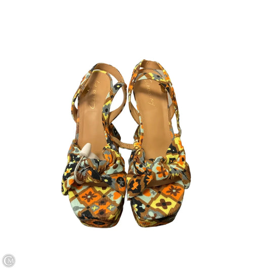 Sandals Heels Block By Circus By Sam Edelman In Multi-colored, Size: 8