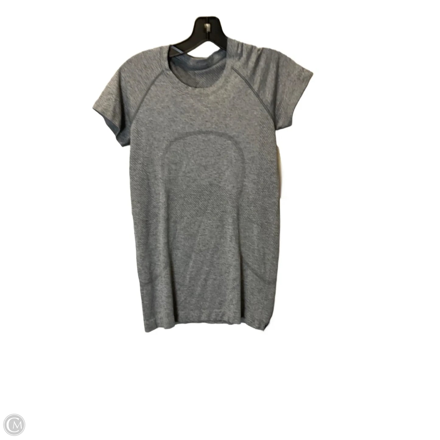 Top Short Sleeve By Lululemon In Grey, Size: S