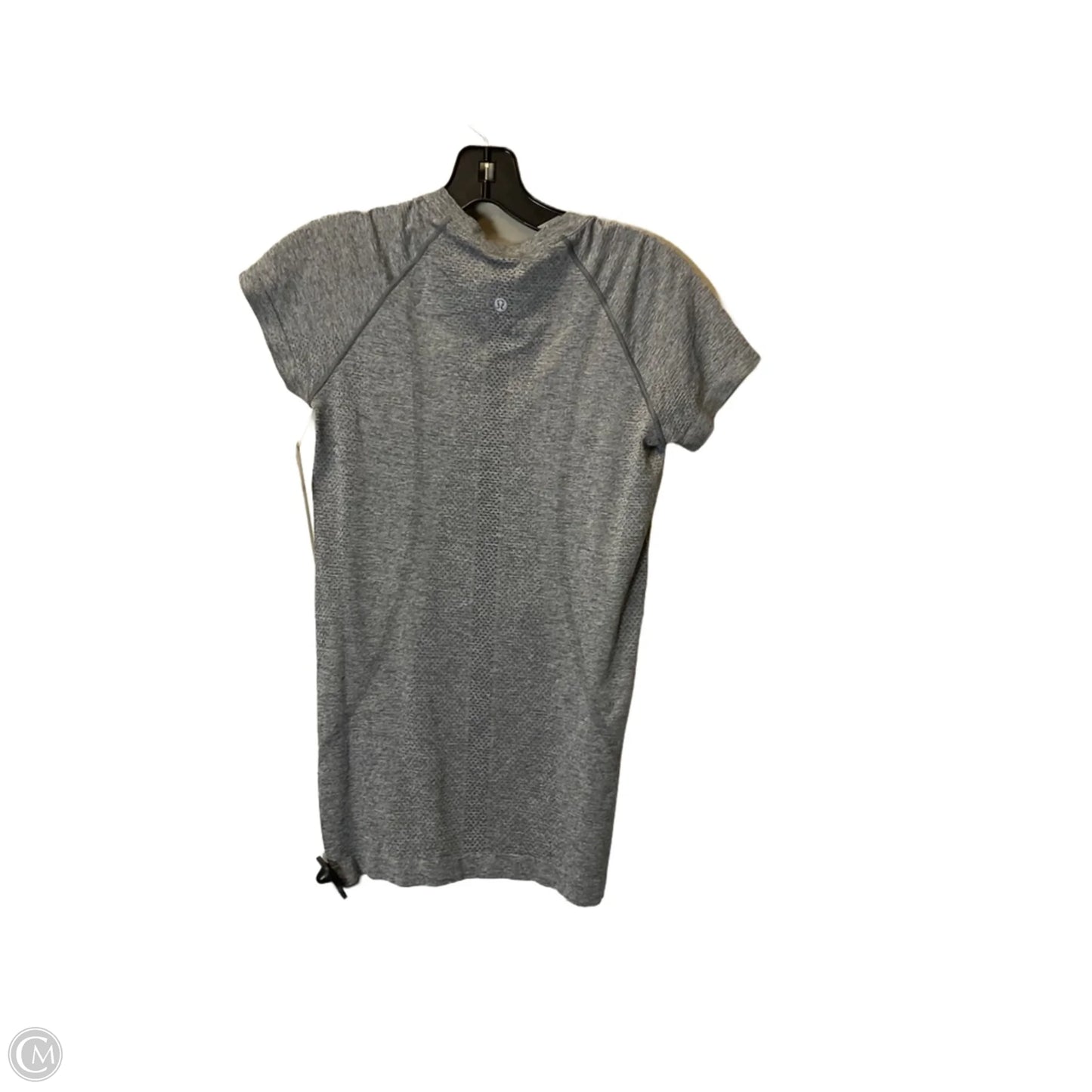 Top Short Sleeve By Lululemon In Grey, Size: S