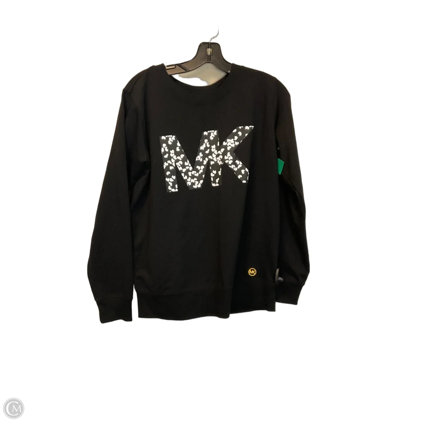 Top Long Sleeve By Michael By Michael Kors In Black, Size: M