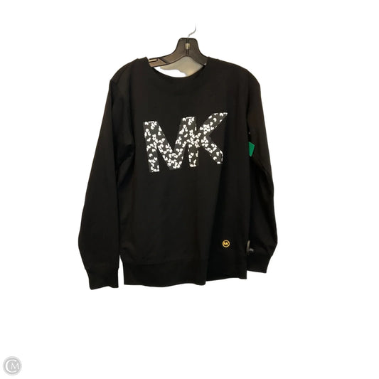 Top Long Sleeve By Michael By Michael Kors In Black, Size: M