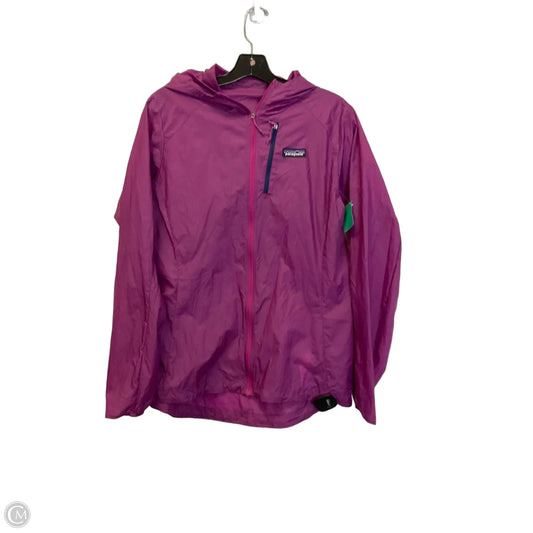 Jacket Windbreaker By Patagonia In Purple, Size: L