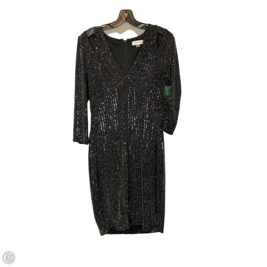 Dress Party Short By Calvin Klein In Black, Size: 8