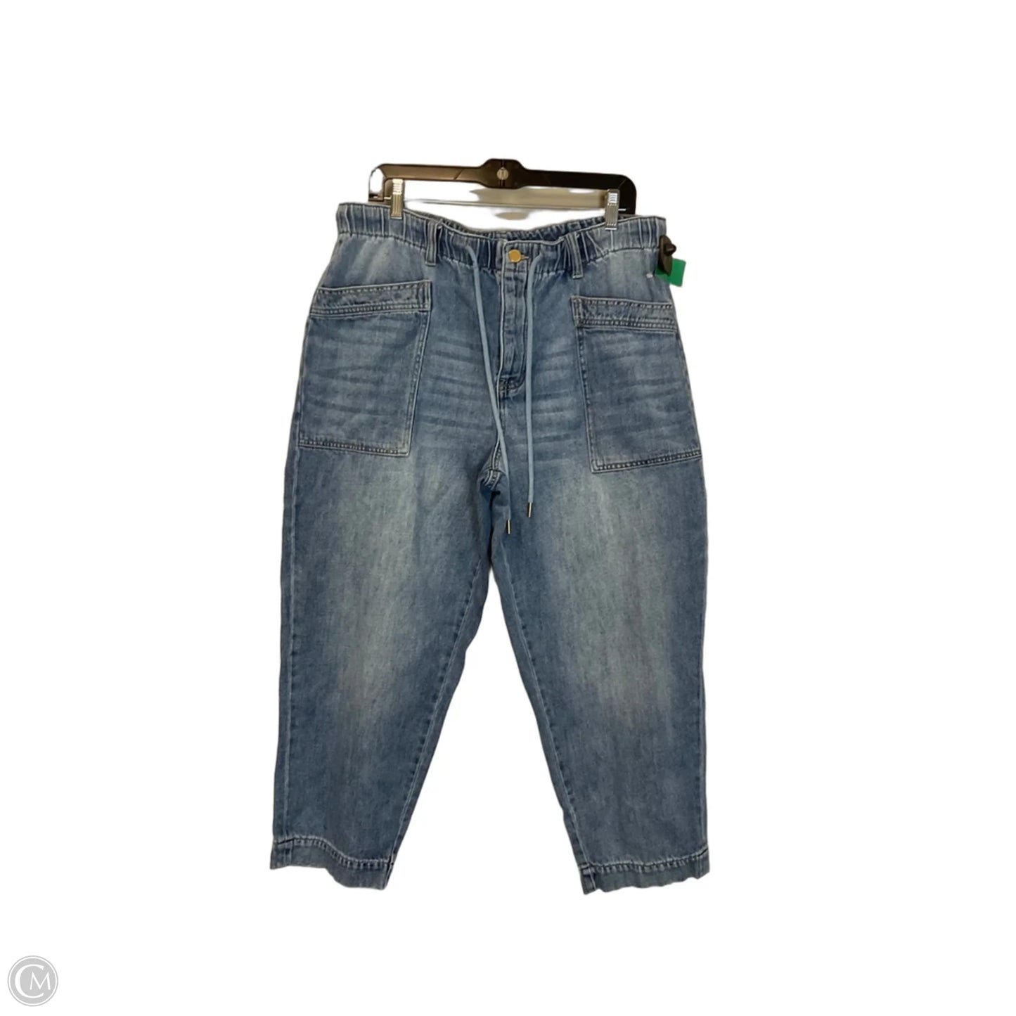 Jeans Wide Leg By Liverpool In Blue Denim, Size: 16