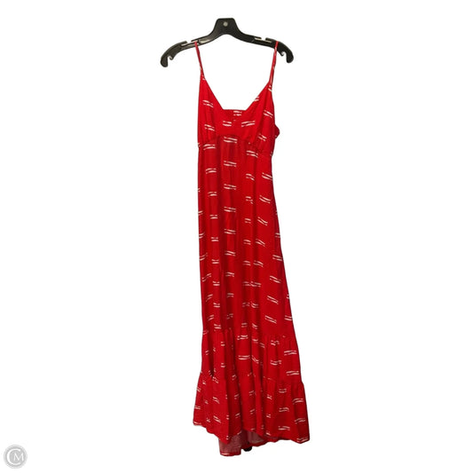 Dress Casual Maxi By A New Day In Red, Size: Xs