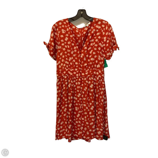 Dress Casual Short By Madewell In Orange, Size: 4