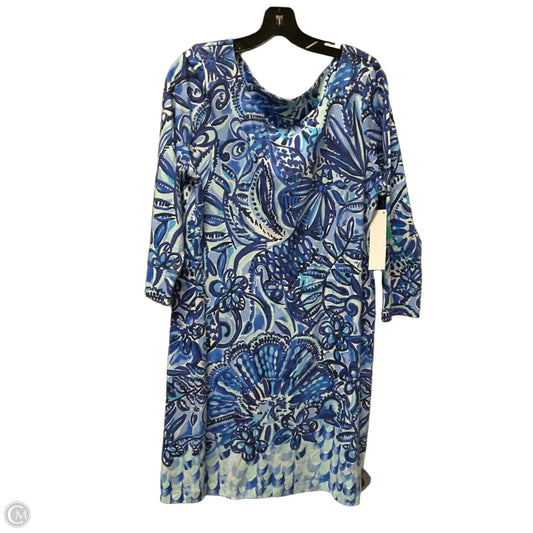 Dress Designer By Lilly Pulitzer In Blue, Size: Xl
