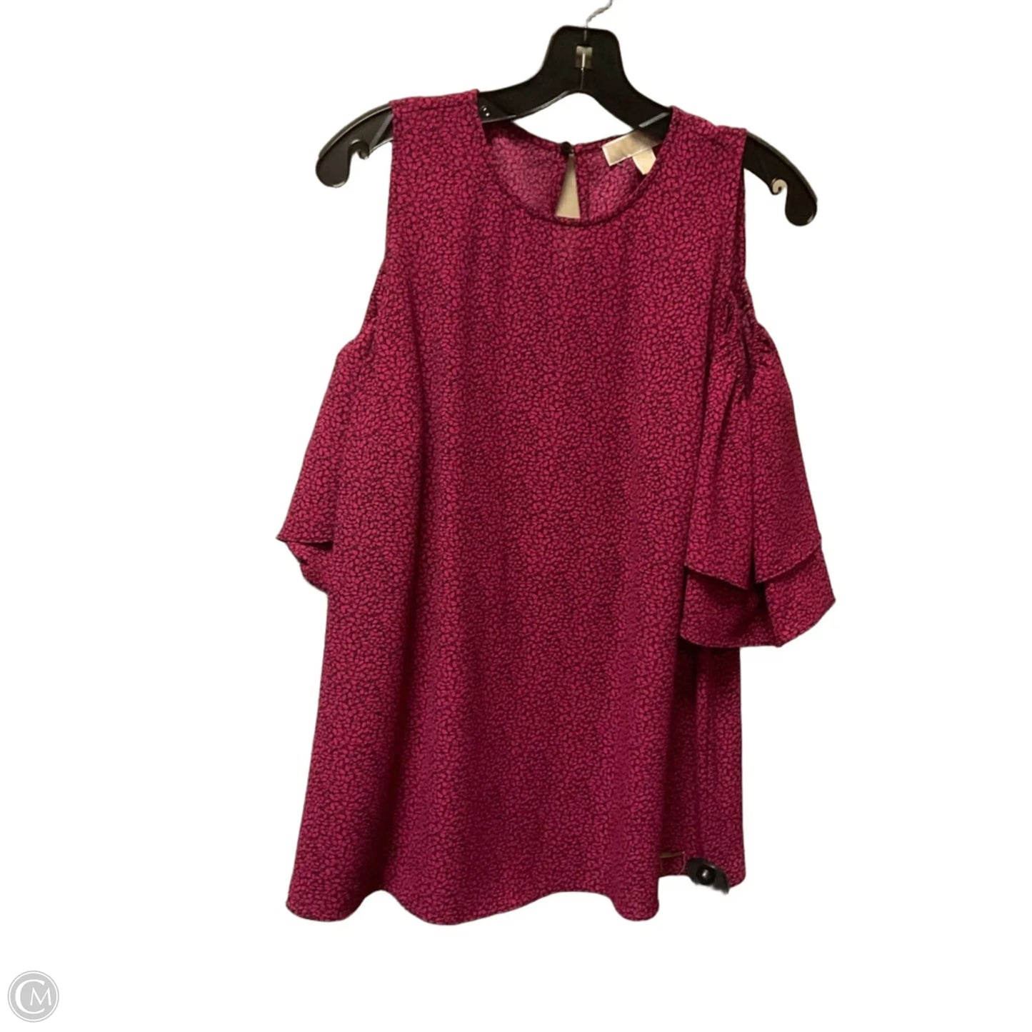 Top Short Sleeve By Michael By Michael Kors In Pink, Size: L