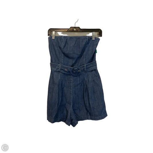 Romper By Olivaceous In Blue Denim, Size: S