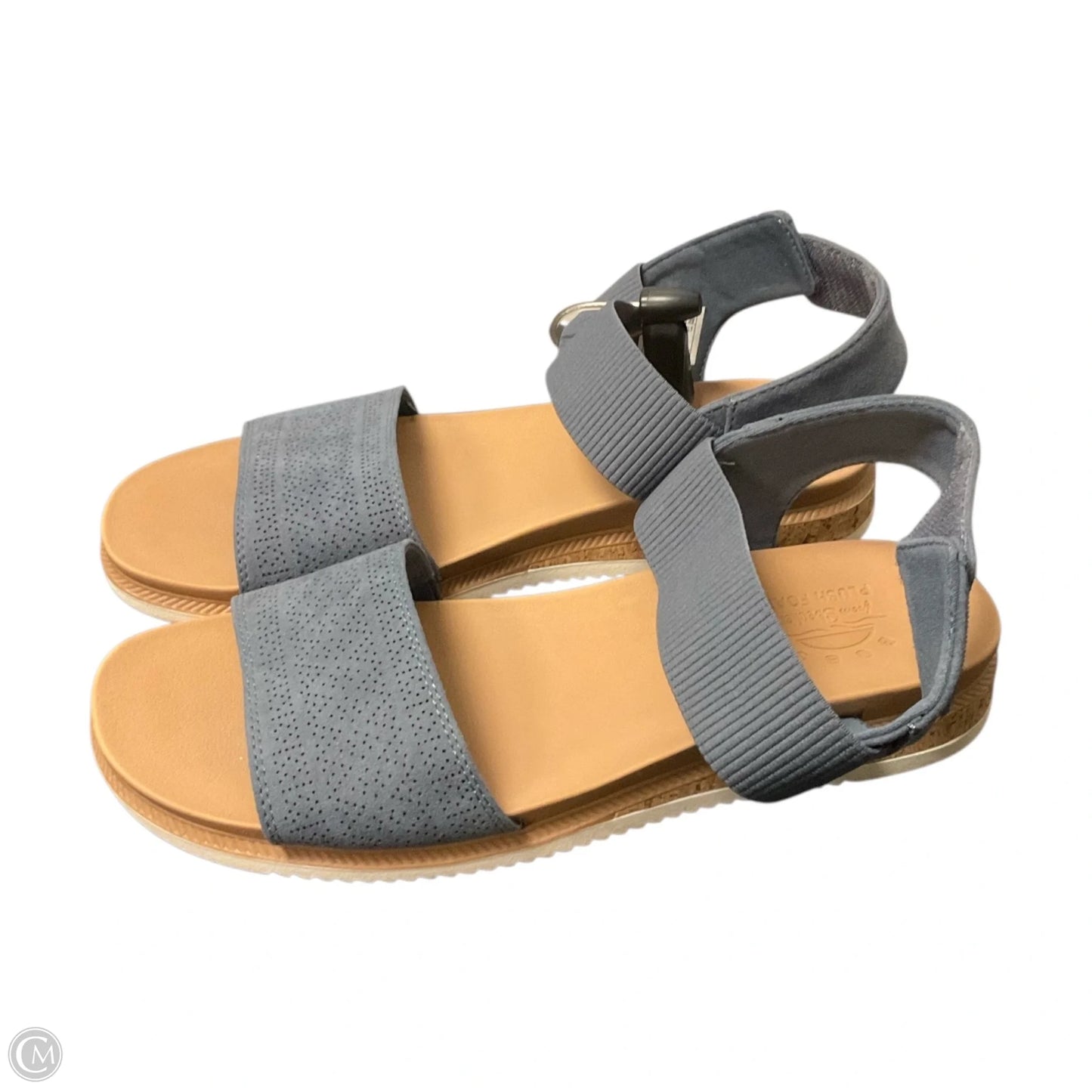 Sandals Flats By Bobs In Blue, Size: 9