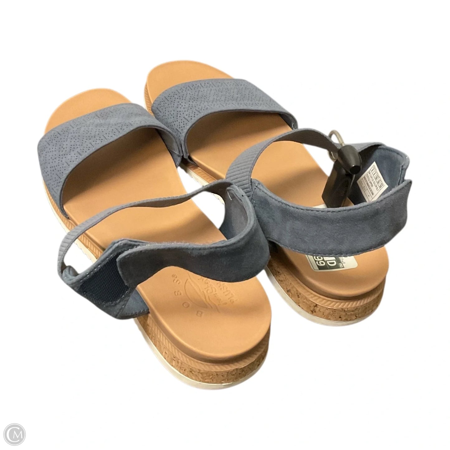 Sandals Flats By Bobs In Blue, Size: 9