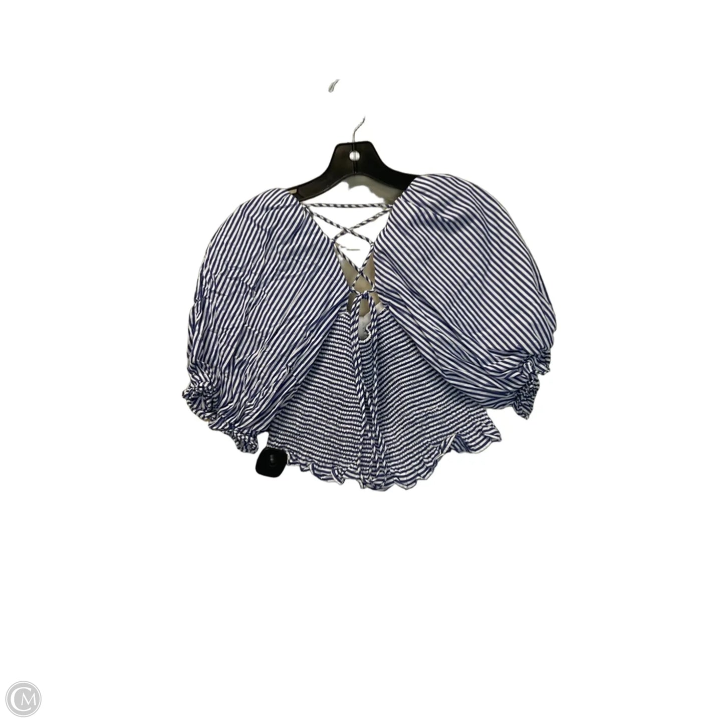Top Short Sleeve By Clothes Mentor In Striped Pattern, Size: M