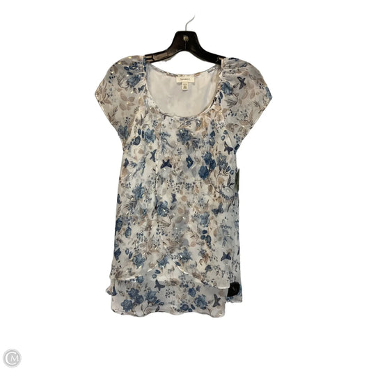 Top Short Sleeve By Tamara H In Floral Print, Size: Xs