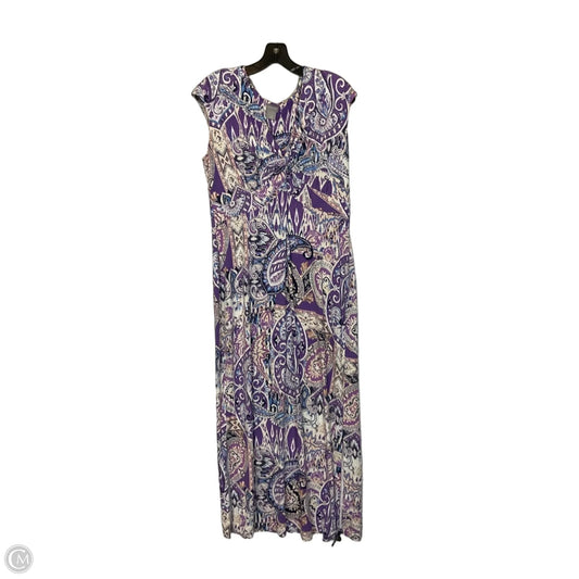 Dress Casual Maxi By Chicos In Purple, Size: S