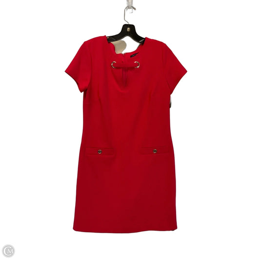 Dress Work By Tommy Hilfiger In Red, Size: 8