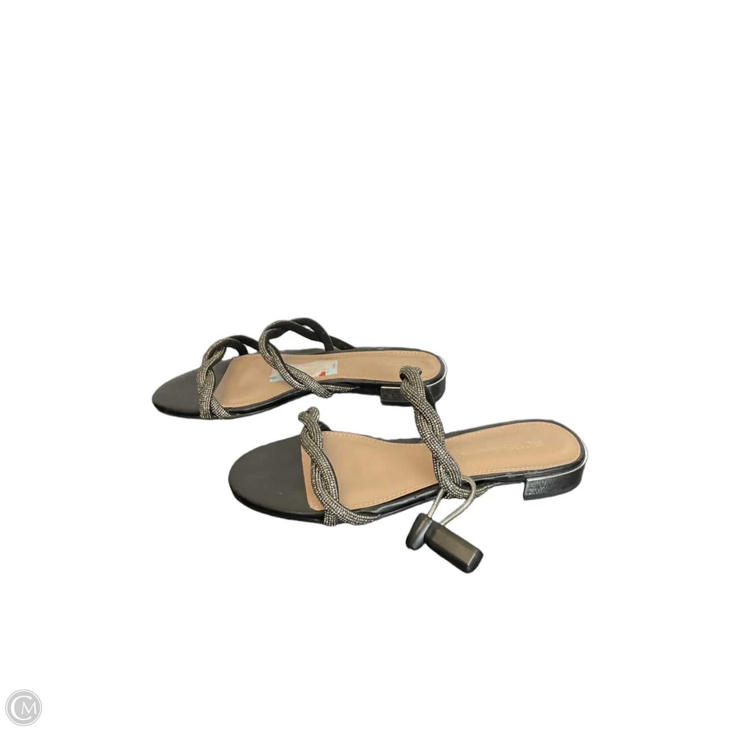 Sandals Flats By Bcbgeneration In Black, Size: 6.5