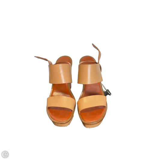 Sandals Designer By Tory Burch In Brown, Size: 8