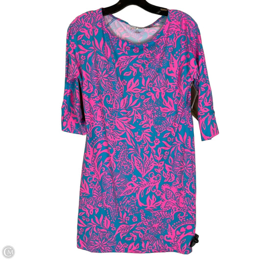Dress Designer By Lilly Pulitzer In Blue & Pink, Size: Xxs