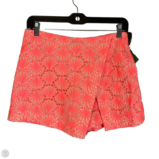 Skort Designer By Lilly Pulitzer In Coral, Size: 0