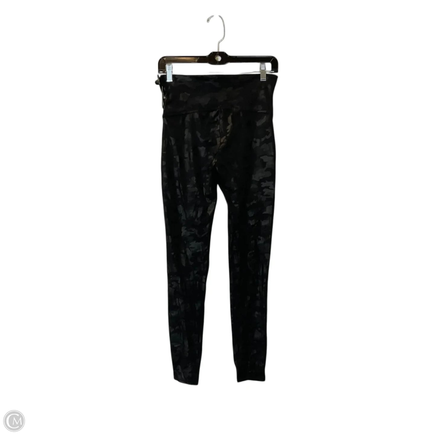Athletic Leggings By Spanx In Black, Size: L