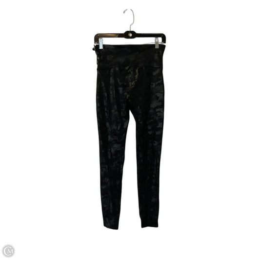Athletic Leggings By Spanx In Black, Size: L