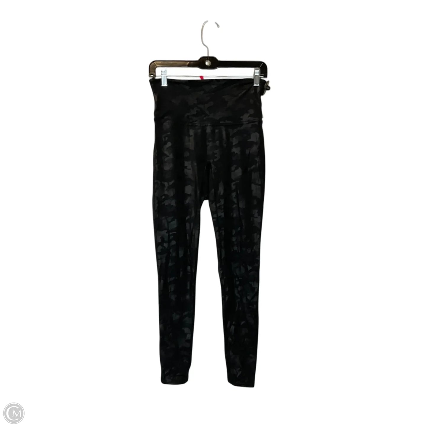 Athletic Leggings By Spanx In Black, Size: L