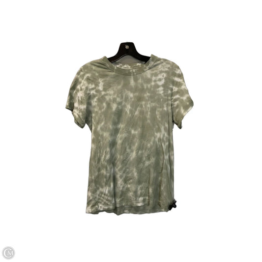 Athletic Top Short Sleeve By Lululemon In Green, Size: 0