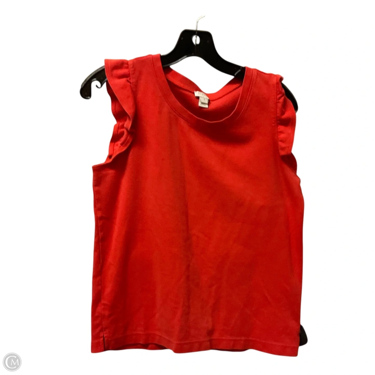 Top Sleeveless By J. Crew In Red, Size: S