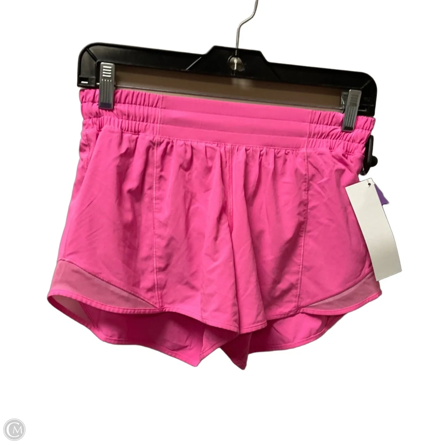 Athletic Shorts By Lululemon In Pink, Size: 6