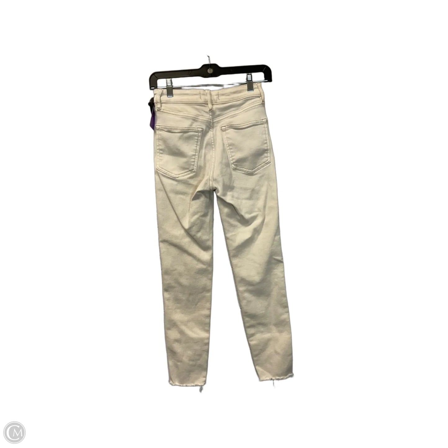 Jeans Skinny By We The Free In Cream Denim, Size: 4