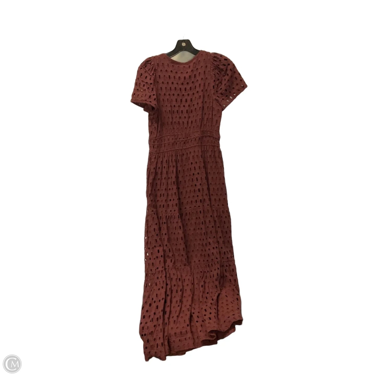 Dress Casual Maxi By Anthropologie In Maroon, Size: S