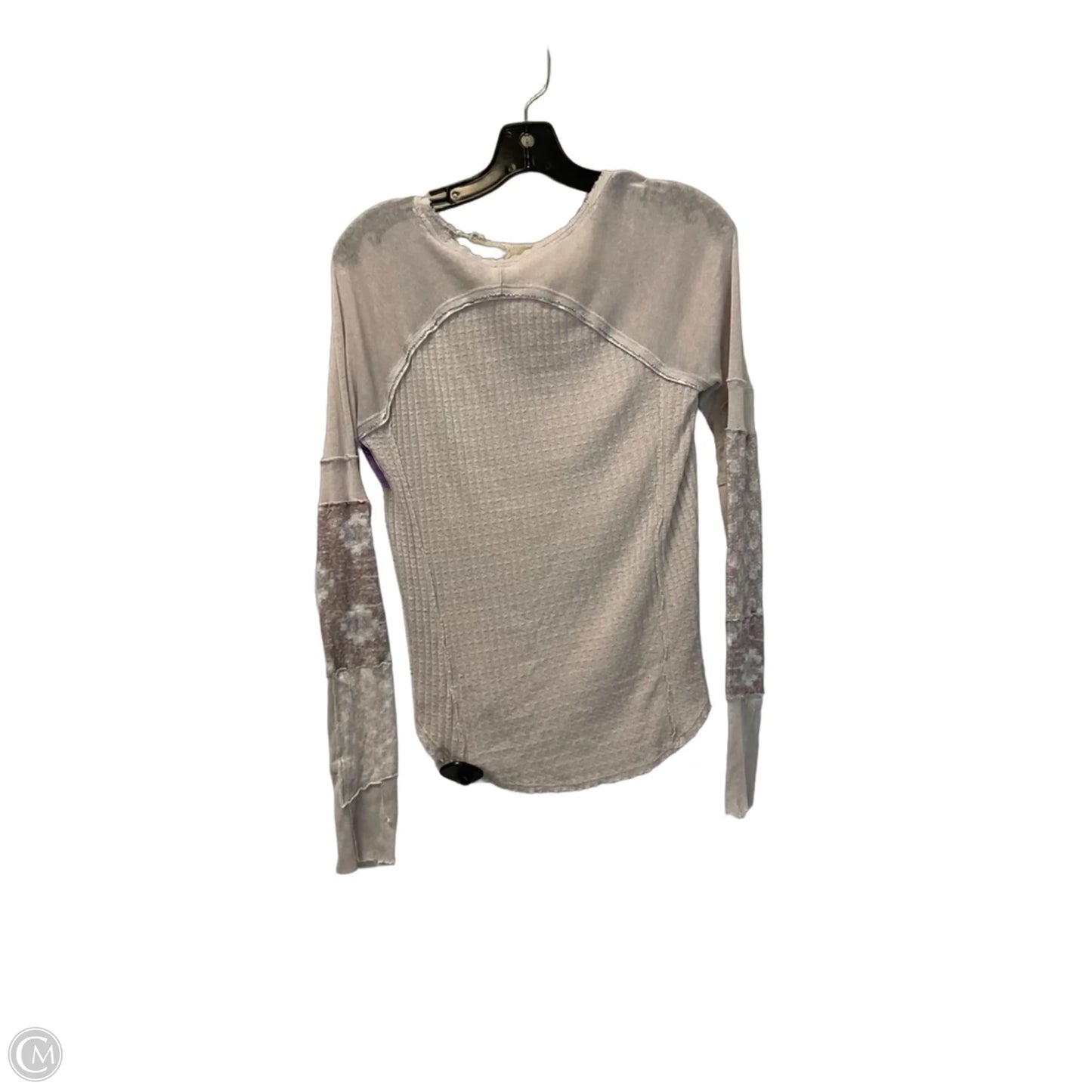 Top Long Sleeve By We The Free In Grey, Size: S