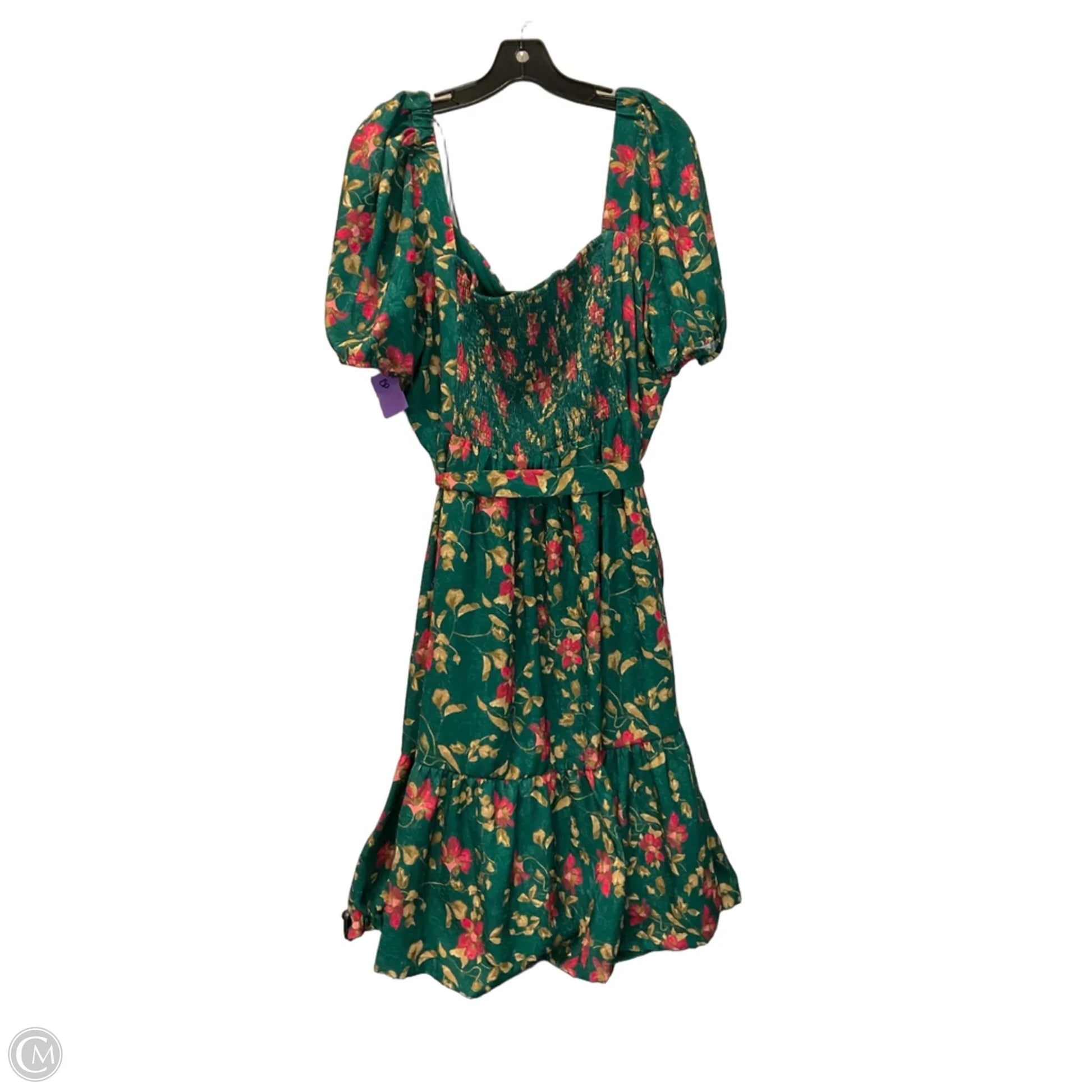 draper james dress Marlow Two Tone Shell Midi Dress | Color - Green Multi / S