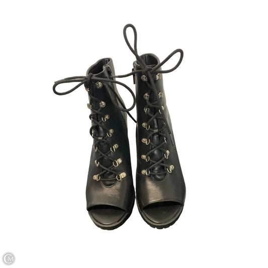 Sandals Heels Stiletto By Inc In Black, Size: 9.5