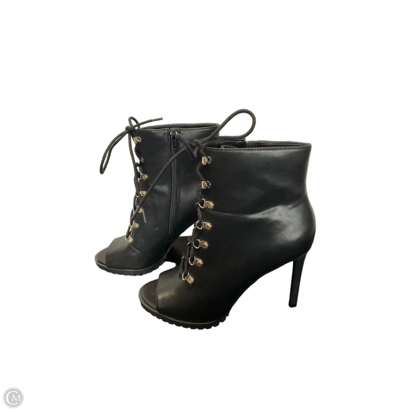 Sandals Heels Stiletto By Inc In Black, Size: 9.5