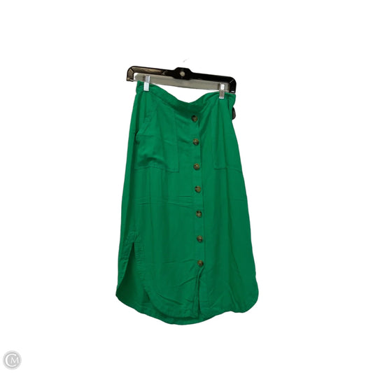 Skirt Maxi By Anthropologie In Green, Size: 6