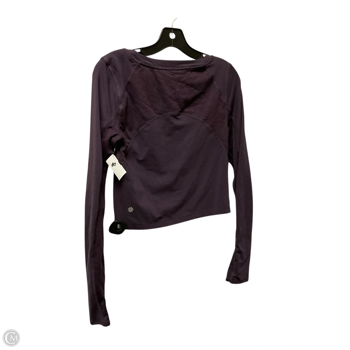 Top Long Sleeve By Athleta In Purple, Size: M