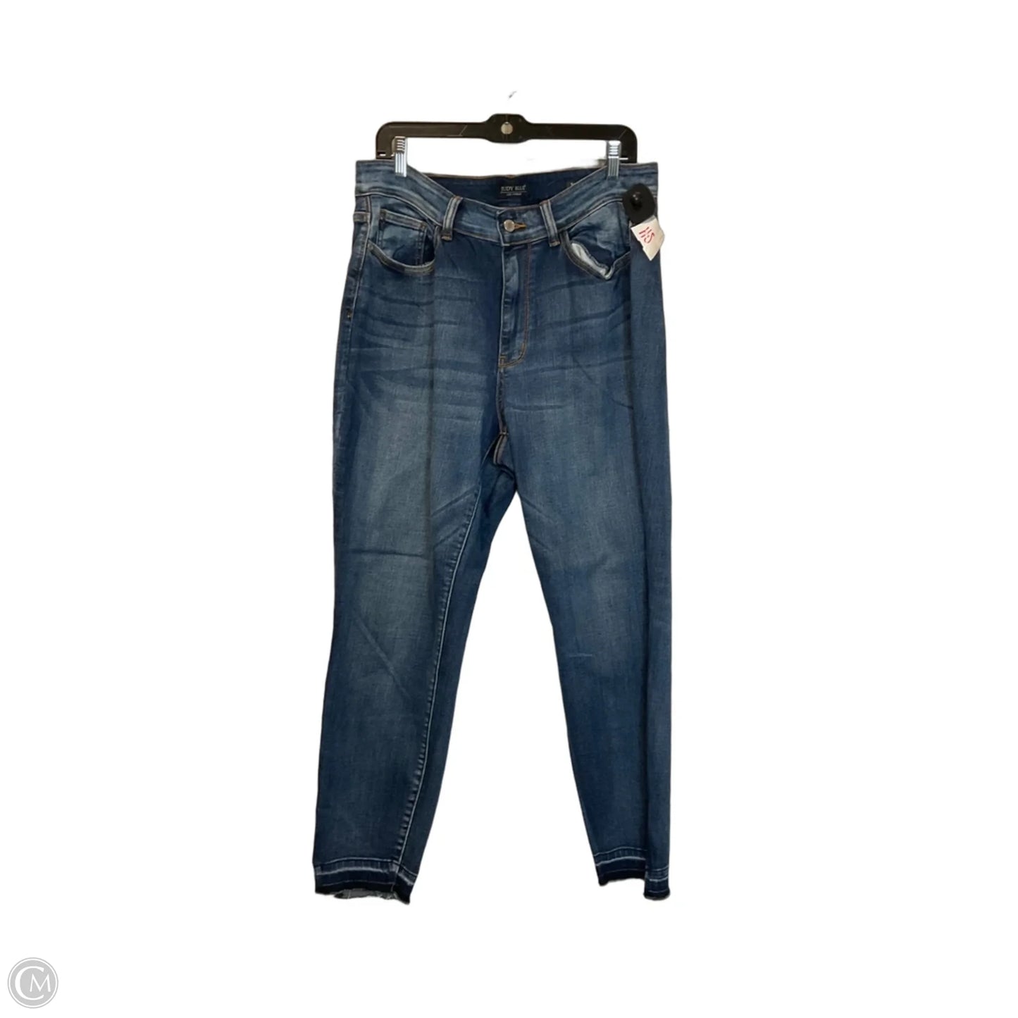 Jeans Skinny By Judy Blue In Blue Denim, Size: 14