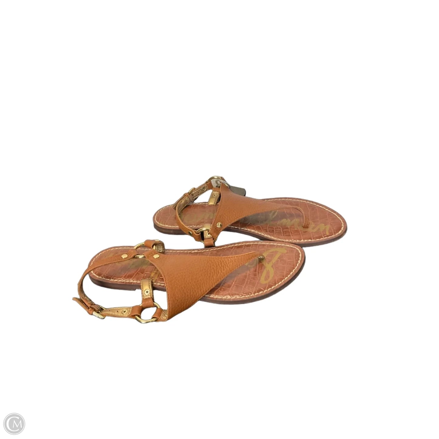 Sandals Flats By Sam Edelman In Brown, Size: 7.5