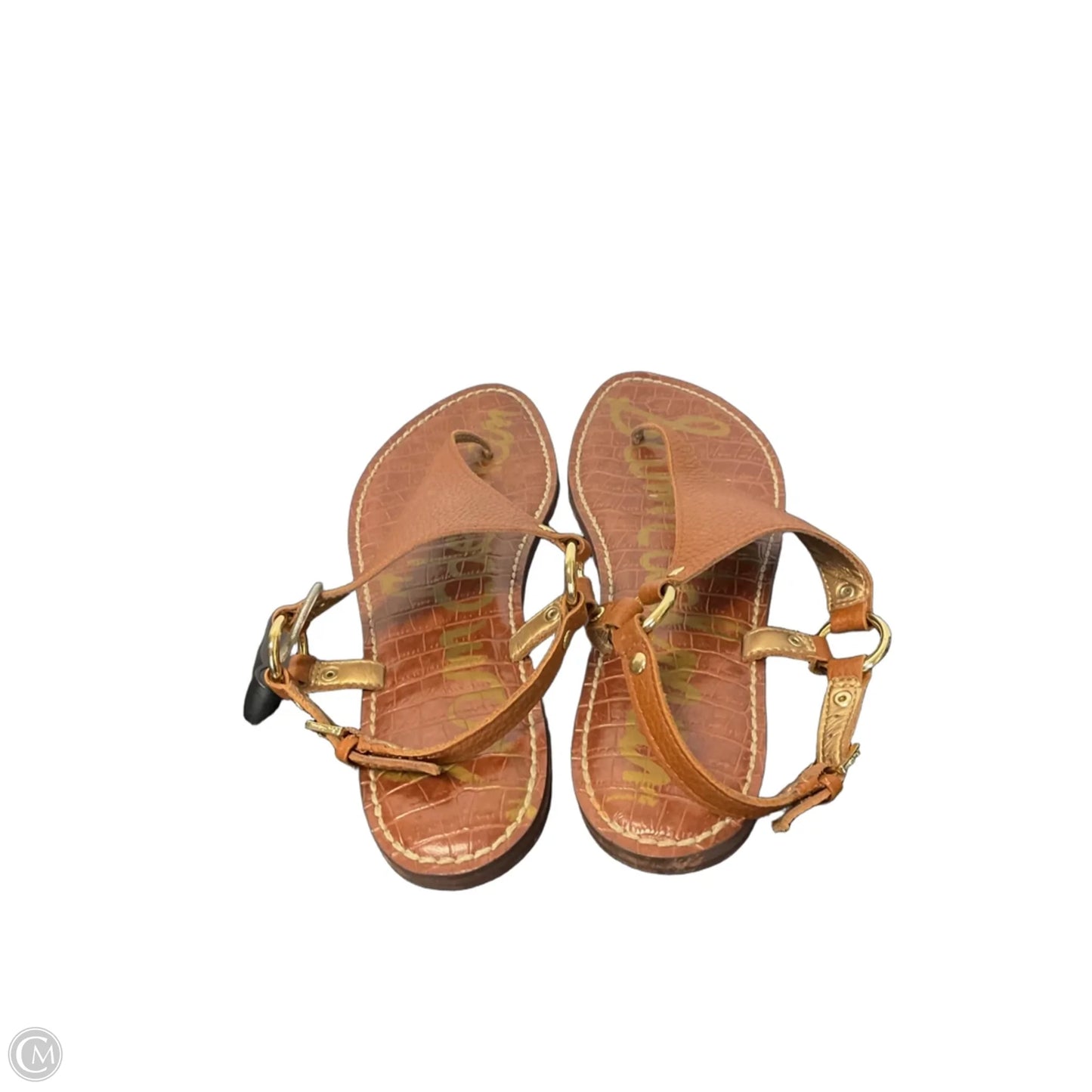 Sandals Flats By Sam Edelman In Brown, Size: 7.5