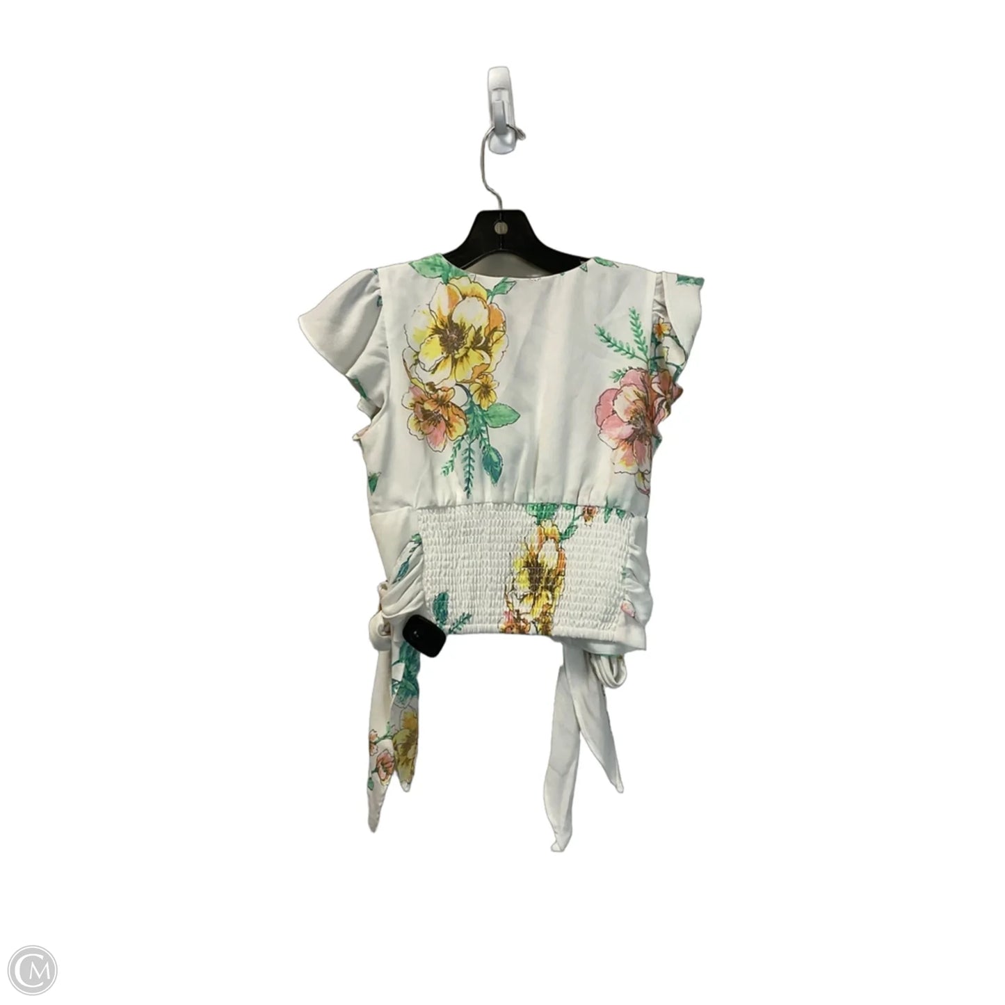 Top Short Sleeve By Gianni Bini In White, Size: S
