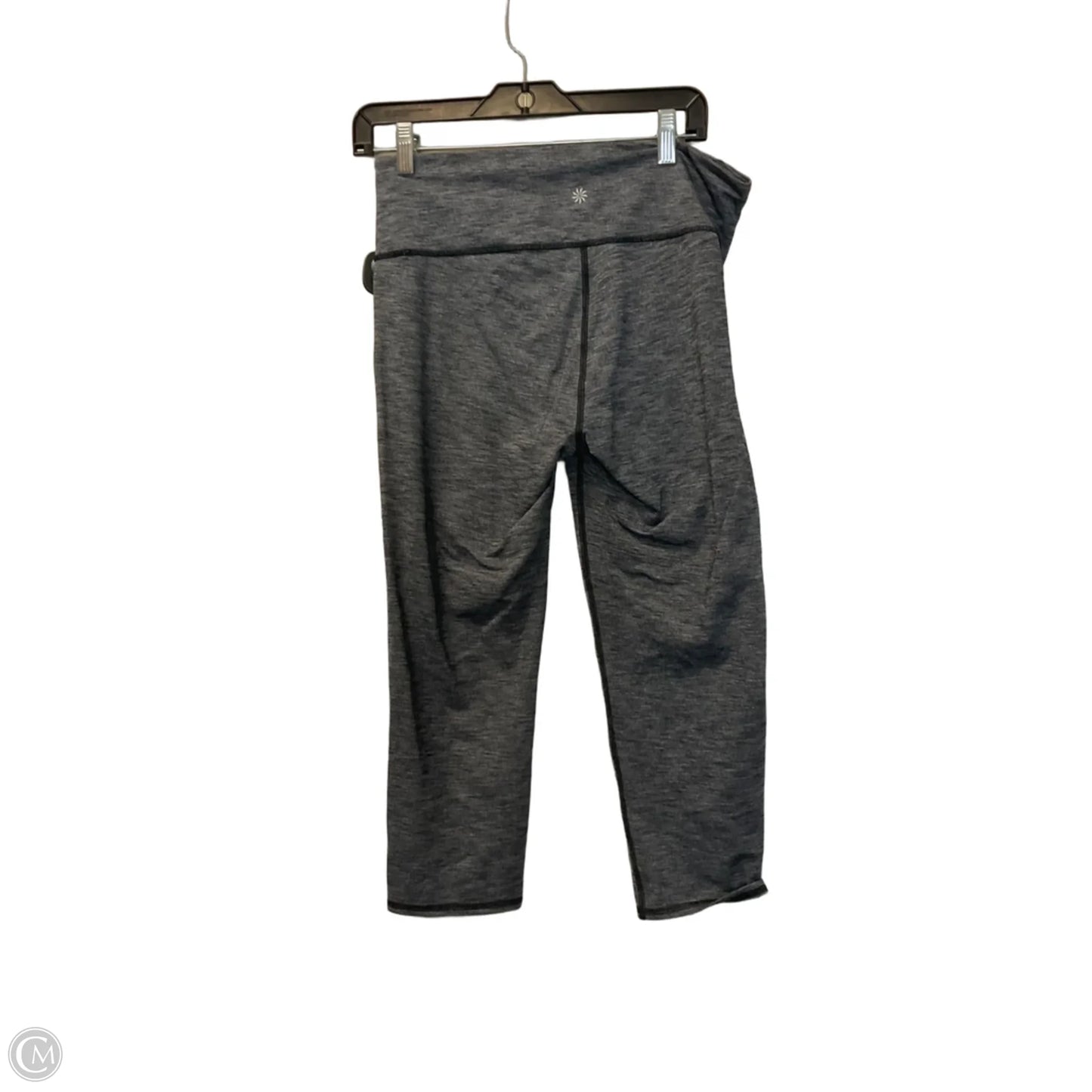 Athletic Leggings By Athleta In Grey, Size: L