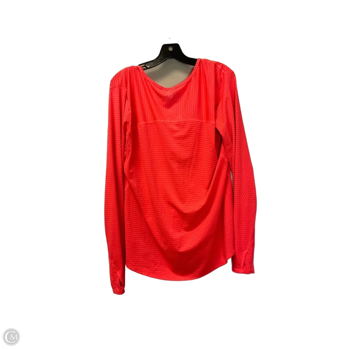 Athletic Top Long Sleeve Collar By Athleta In Pink, Size: Xl