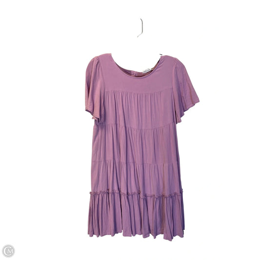 Dress Casual Short By Clothes Mentor In Purple, Size: M