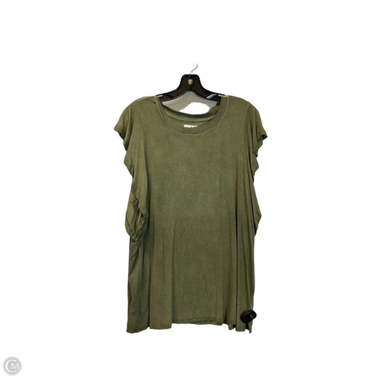 Top Sleeveless By Wonderly In Green, Size: Xl