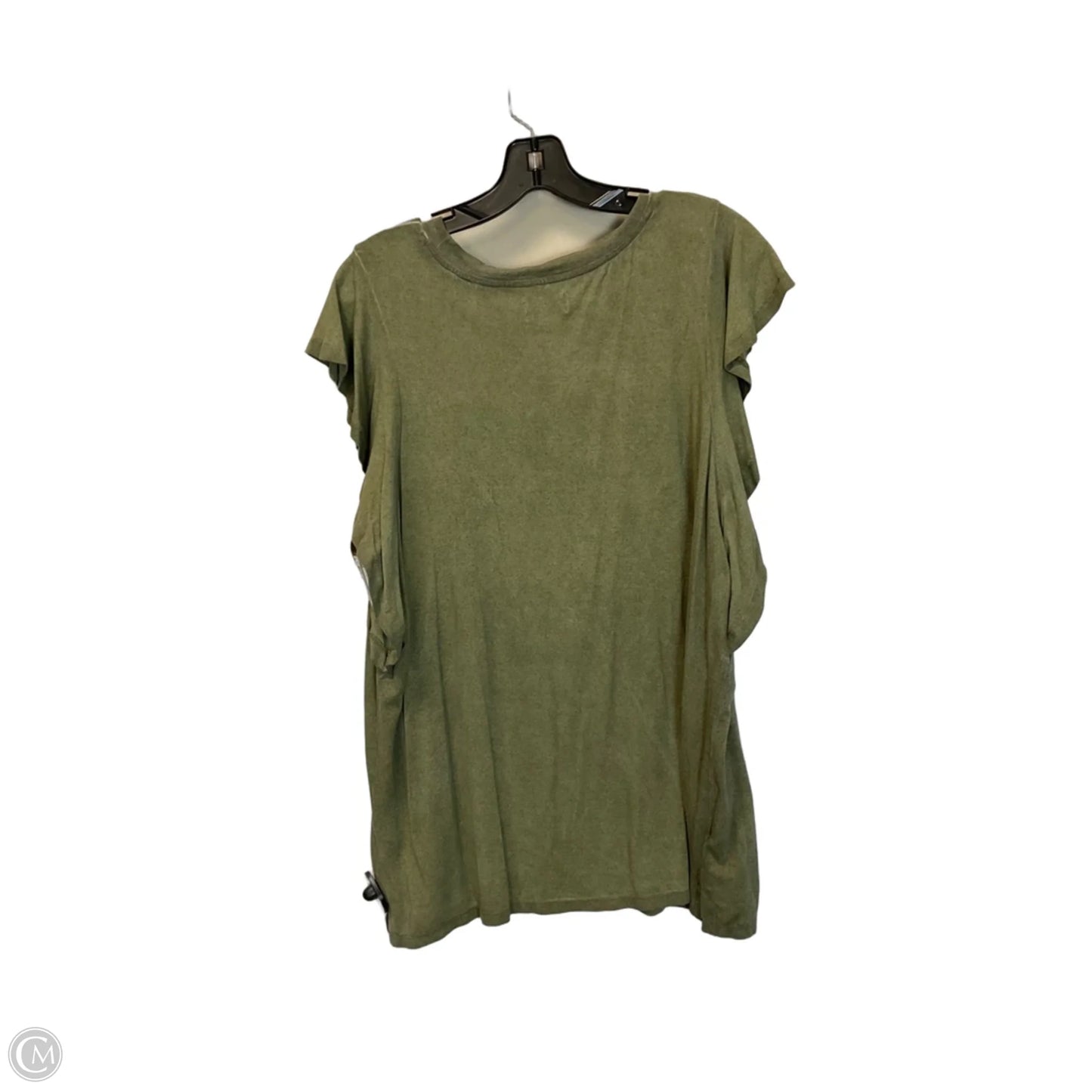 Top Sleeveless By Wonderly In Green, Size: Xl