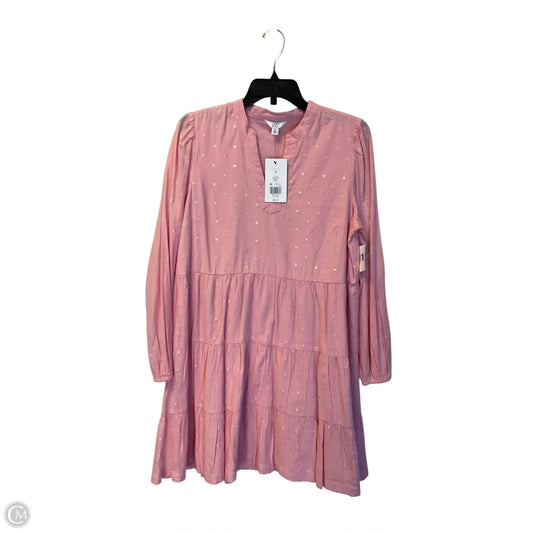 Dress Casual Short By Crown And Ivy In Pink, Size: M